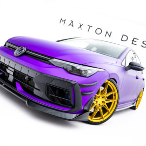 Maxton sprednji splitter V.4 za Volkswagen Golf R Hatchback Mk8 Facelift