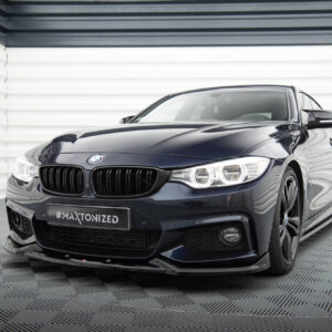 Maxton sprednji splitter V.5 za BMW 4 Coupe / Gran Coupe / Cabrio M-Pack F32 / F36 / F33