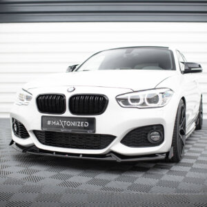 Maxton sprednji splitter V.5 + Flaps za BMW 1 M-Pack / M140i F20 Facelift