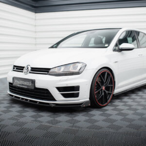 Maxton sprednji splitter V.5 + Flaps za Volkswagen Golf R / R-Line Mk7