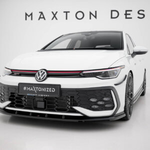 Maxton sprednji splitter V.5 za Volkswagen Golf GTI / GTE / R-Line Mk8 Facelift