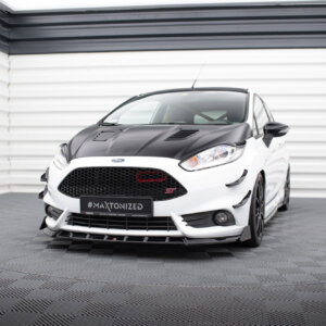 Maxton sprednji splitter V.6 + Flaps za Ford Fiesta ST Mk7 Facelift