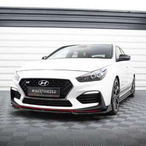 Maxton sprednji splitter V.6 + Flaps za Hyundai I30 N Mk3 Hatchback / Fastback