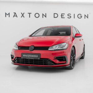 Maxton sprednji splitter V.7 za Volkswagen Golf R / R-Line Mk7 Facelift