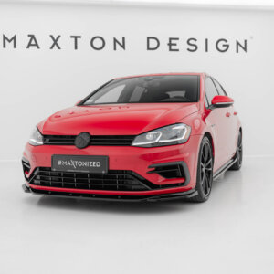 Maxton sprednji splitter V.9 za Volkswagen Golf R / R-Line Mk7 Facelift