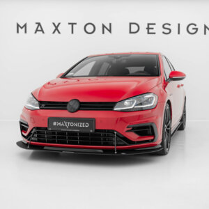 Maxton hibridni sprednji racing splitter za VW Golf 7 R / R-Line Facelift