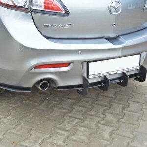 Maxton zadnji difuzor & zadnji stranski difuzorji za Mazda 3 Mk2 Sport