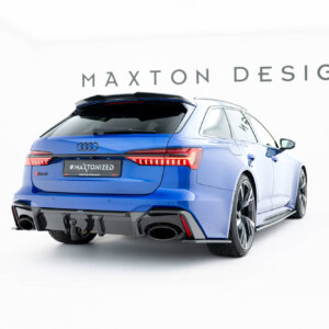 [Carbon] Maxton zadnji difuzor za Audi RS6 C8 (različica s vlečno kljuko)
