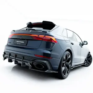 [Carbon] Maxton zadnji splitter (z navpičnimi palicami) za Audi RSQ8 Mk1 Facelift