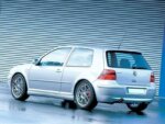 Maxton zadnji difuzor za VW GOLF 4 25'TH ANNIVERSARY LOOK (with exhaust hole)