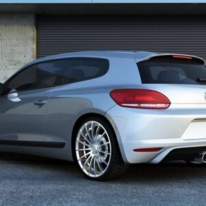 Maxton zadnji difuzor za VW SCIROCCO STANDARD (SCIROCCO R LOOK)