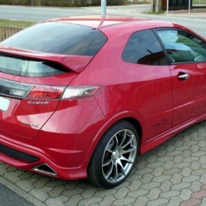 Maxton podaljšek spojlerja za HONDA CIVIC VIII HB < TYPE R LOOK >