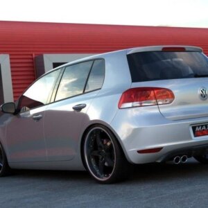 Maxton zadnji difuzor za VW GOLF VI WITH 1 EXHAUST HOLE