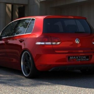 Maxton zadnji difuzor za VW GOLF VI WITHOUT EXHAUST HOLE