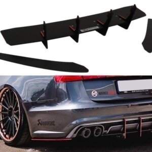 Maxton zadnji difuzor & zadnji stranski difuzorji za Audi S6 C7 FL