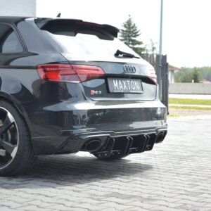 Maxton zadnji difuzor V.2 za Audi RS3 8V FL Sportback