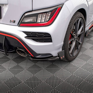 Maxton zadnji stranski difuzorji V.1 + Flaps za Hyundai Kona N Mk1