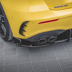Maxton zadnji stranski difuzorji V.2 + loputice za Mercedes-AMG A 45 S Aero Pack W177