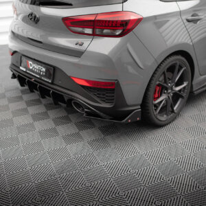 Maxton zadnji stranski difuzorji V.4 + Flaps za Hyundai I30 N Hatchback Mk3 Facelift