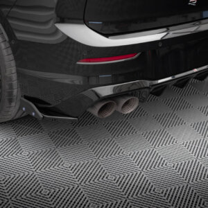 Maxton zadnji stranski difuzorji V.5 + Flaps za Volkswagen Golf R Hatchback Mk8