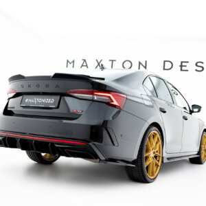 Maxton zadnji stranski difuzorji V.7 za Skoda Octavia RS Liftback / Combi Mk4 Facelift