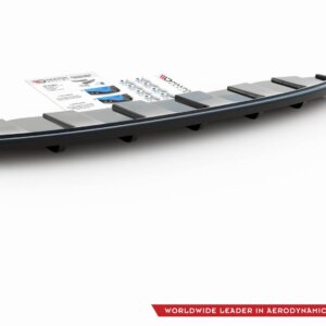Maxton zadnji splitter za AUDI A6 C7 S-LINE AVANT EXHAUST 2x1 (z navpičnimi palicami)