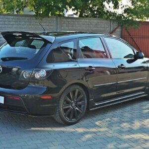 Maxton zadnji splitter za MAZDA 3 MPS MK1 PREFACE US-Spec Version (brez vertikalnih palic)