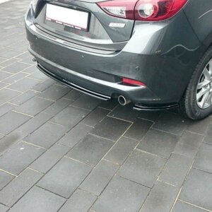 Maxton zadnji splitter za Mazda 3 BM (Mk3) Facelift (brez vertikalnih palic)
