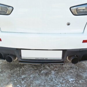 Maxton zadnji splitter za Mitsubishi Lancer Evo X (with vertical bars)