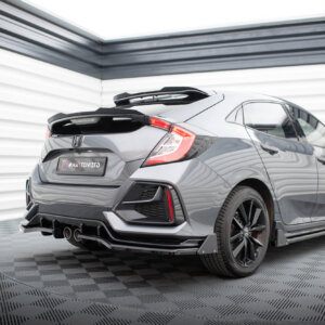 Maxton zadnji splitter V.1 (with vertical bars) + Flaps za Honda Civic Sport Mk 10 Facelift