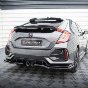 Maxton zadnji splitter V.1 (with vertical bars) za Honda Civic Sport Mk 10 Facelift