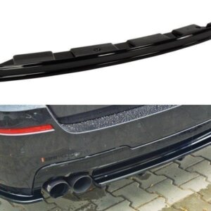 Maxton zadnji splitter za BMW 5 M-Pack Sedan/Touring F10/F11 - without vertical bars (fits two double exhaust ends)