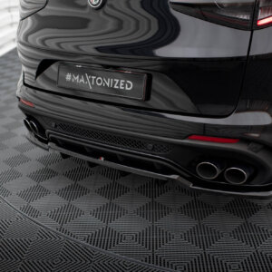 Maxton zadnji splitter (with vertical bars) za Alfa Romeo Stelvio Quadrifoglio Mk1