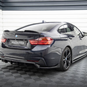 Maxton zadnji splitter (z navpičnimi palicami) za BMW 4 Coupe / Gran Coupe / Cabrio M-Pack F32 / F36 / F33