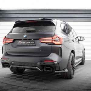 Maxton zadnji splitter (z navpičnimi palicami) za BMW X3 M-Pack G01 Facelift