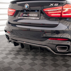 Maxton zadnji splitter (z navpičnimi palicami) za BMW X6 M-Pack F16
