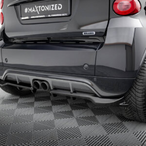 Maxton zadnji splitter (z navpičnimi palicami) za Brabus Smart Fortwo C451 Facelift