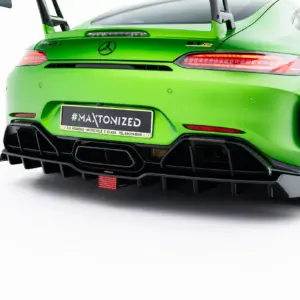Maxton zadnji splitter (with vertical bars) + LED za Mercedes-AMG GT R C190 Facelift