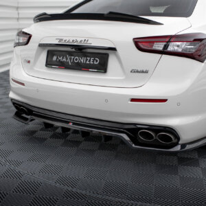 Maxton zadnji splitter (z navpičnimi palicami) za Maserati Ghibli Mk3 Facelift