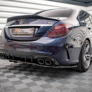 Maxton zadnji splitter (z navpičnimi palicami) za Mercedes-AMG C 43 Sedan W205 Facelift