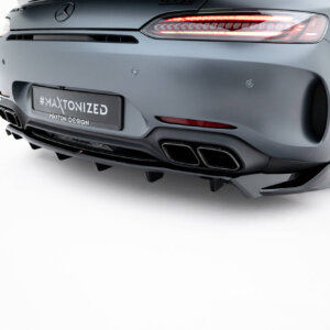 Maxton zadnji splitter (z navpičnimi palicami) za Mercedes-AMG GT C C190 Facelift