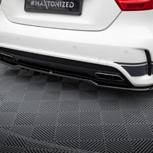 Maxton zadnji splitter (z navpičnimi palicami) za Mercedes-Benz A45 AMG W176