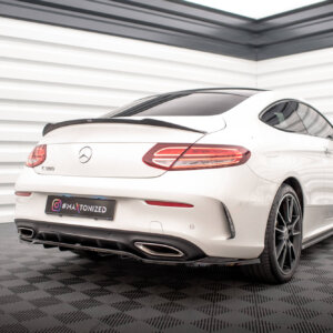 Maxton zadnji splitter (z navpičnimi palicami) za Mercedes-Benz C Coupe AMG-Line C205 Facelift