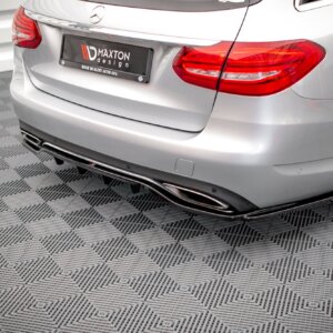 Maxton zadnji splitter (z navpičnimi palicami) za Mercedes-Benz C W205