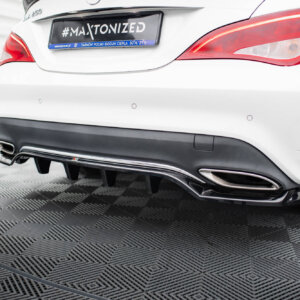 Maxton zadnji splitter (z navpičnimi palicami) za Mercedes-Benz CLA C117 Facelift