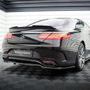 Maxton zadnji splitter (z navpičnimi palicami) za Mercedes-Benz S Coupe AMG-Line C217 Facelift