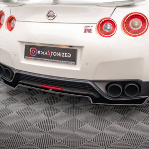 Maxton zadnji splitter (z navpičnimi palicami) za Nissan GTR R35 Facelift