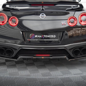 Maxton zadnji splitter (z navpičnimi palicami) za Nissan GTR R35 Facelift
