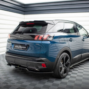 Maxton zadnji splitter (z navpičnimi palicami) za Peugeot 3008 GT-Line Mk2 Facelift
