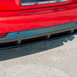 Maxton zadnji splitter (z navpičnimi palicami) za Peugeot 508 Petrol Mk2